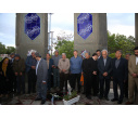 حضور مهمانان هفتمین گردهمایی سراسری خیرین آموزش عالی در برج یادمان شهدای گمنام-کوه عون ابن علی- تبریز