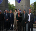حضور مهمانان هفتمین گردهمایی سراسری خیرین آموزش عالی در برج یادمان شهدای گمنام-کوه عون ابن علی- تبریز