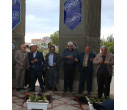 حضور مهمانان هفتمین گردهمایی سراسری خیرین آموزش عالی در برج یادمان شهدای گمنام-کوه عون ابن علی- تبریز
