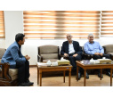 دیدار حاج کریم مردانی‌آذر؛ خیّر نیک‌اندیش تبریزی و رئیس دانشگاه تبریز